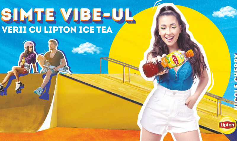 Lipton Ice Tea și Nicole Cherry te invită la un uplift al distracției prin campania „Simte vibe-ul verii cu Lipton Ice Tea”