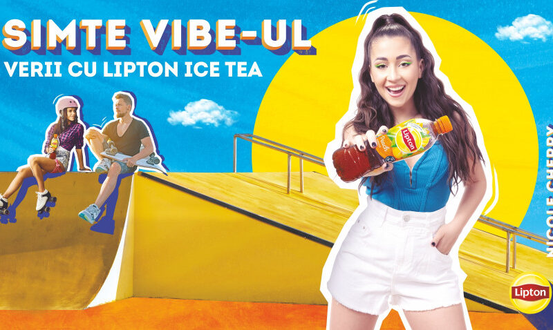 Lipton Ice Tea și Nicole Cherry te invită la un uplift al distracției prin campania “Simte vibe-ul verii cu Lipton Ice Tea”